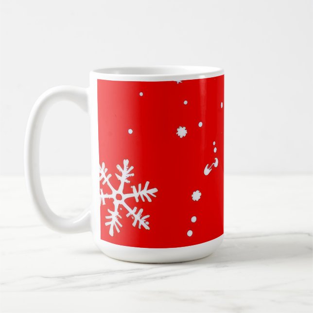 Taza De Café snowflake design (Izquierda)