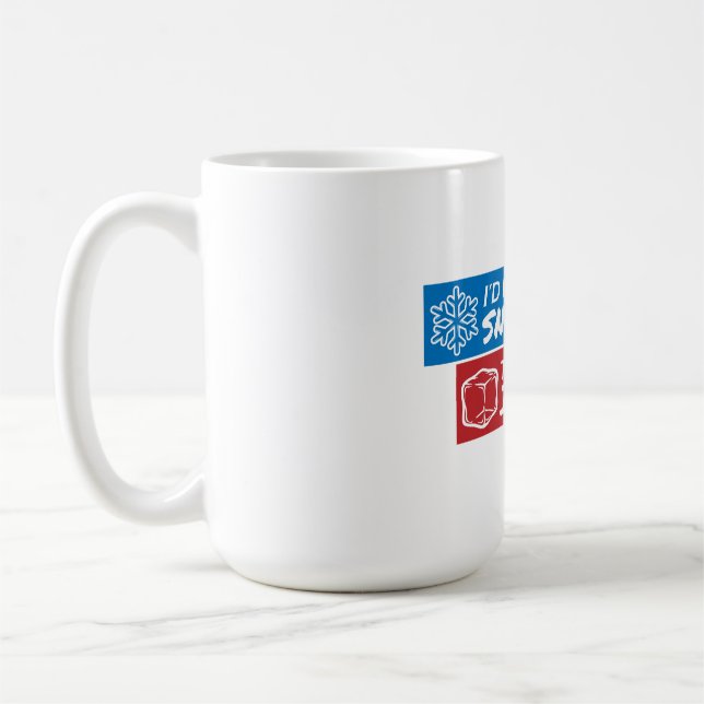 Taza De Café Snowflake vs Icehole (Izquierda)