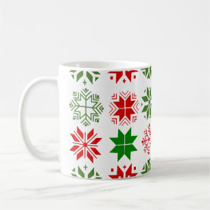 Taza De Café Snowflakes Coffee Mug escandinavo