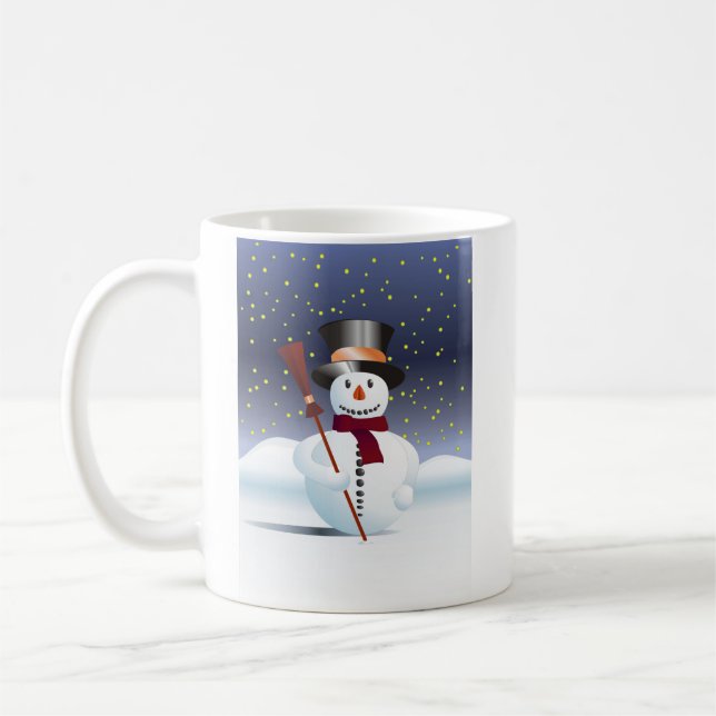 Taza De Café Snowman (Izquierda)