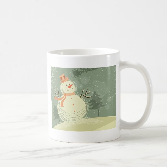 Taza De Café Snowman (Derecha)