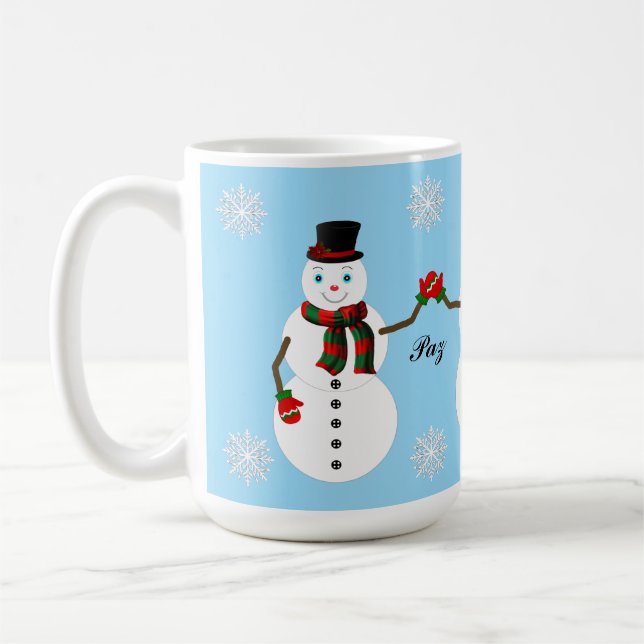 Taza De Café snowman (Izquierda)