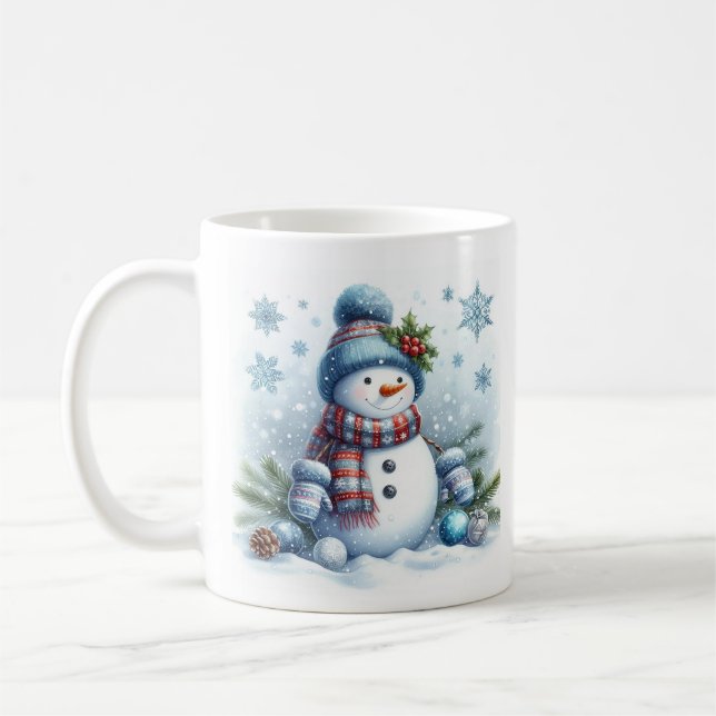 Taza De Café Snowman (Izquierda)
