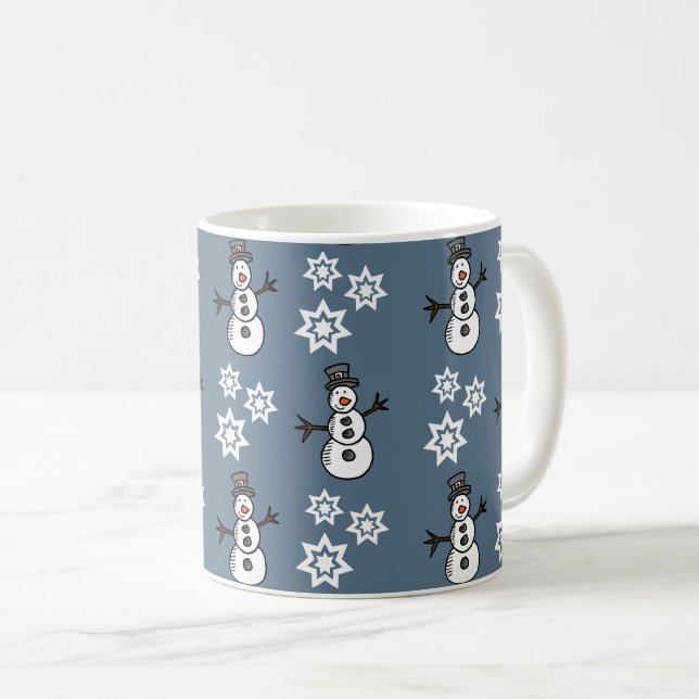 Taza De Café Snowman (Anverso derecho)