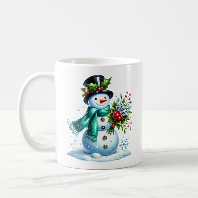 Taza De Café Snowman Coffee Mug (Izquierda)