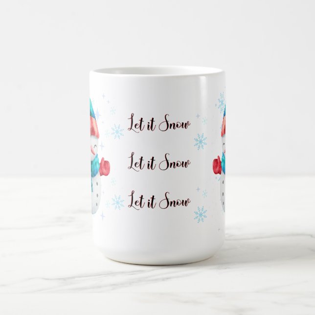 Taza De Café Snowman Let it Snow Mug (Centro)