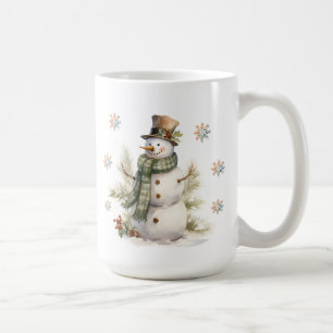 Taza De Café Snowman Mug
