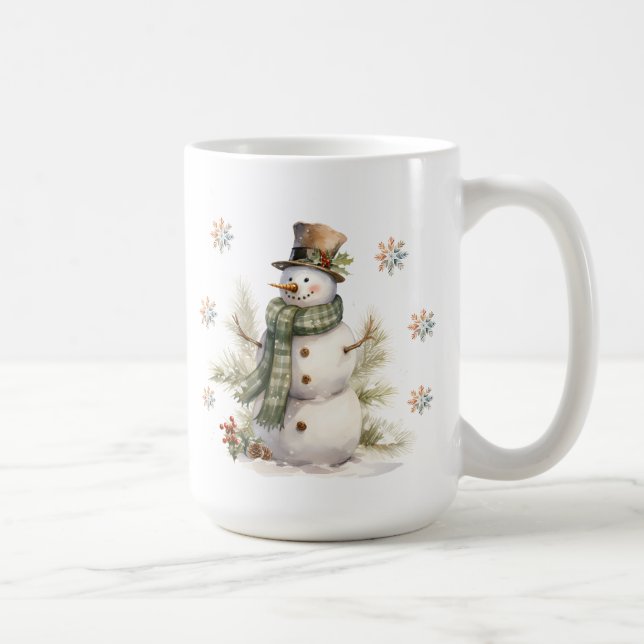 Taza De Café Snowman Mug (Derecha)