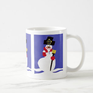 Taza De Café Snowman por Victoria Shaylee Coffee Mug