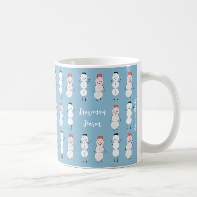 Taza De Café Snowman Season Mug (Derecha)