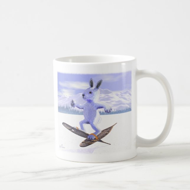 Taza De Café Snowshoe Hare (Derecha)