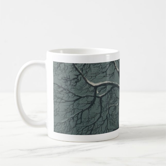 Taza De Café Snowy Branches (Izquierda)