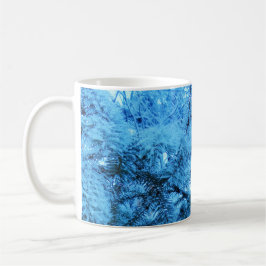 Taza De Café Snowy Forest Spruce
