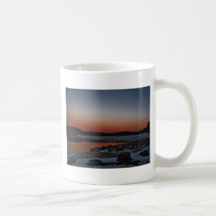 Taza De Café Snowy Sunset en Lake Arrowhead