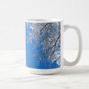 Taza De Café Snowy Winter Scene