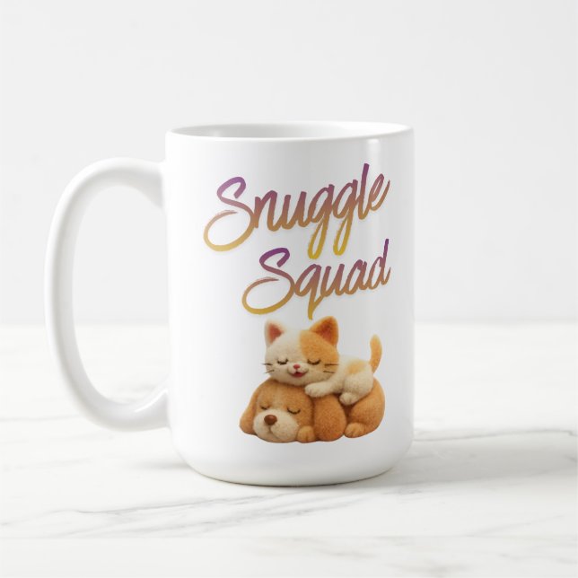 Taza De Café Snuggle Squad  (Izquierda)