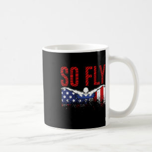 Taza De Café So Fly Usa Equipo De Natación Deportes Atleta Us N