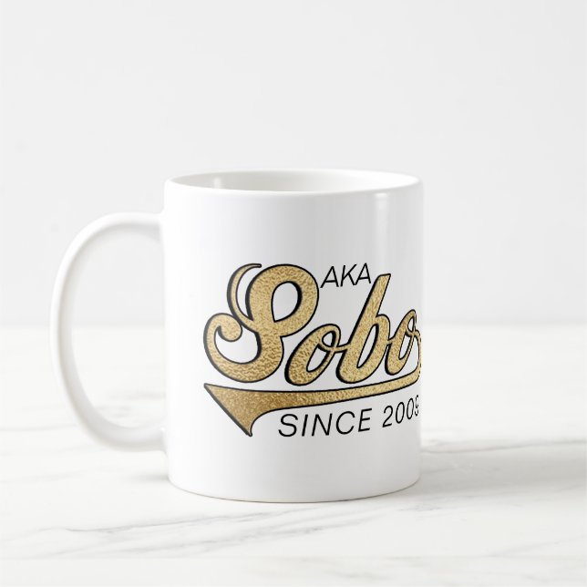 Taza De Café Sobo Mug "AKA Sobo Desde..." (Izquierda)