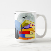 Taza de café sobre alfabetización