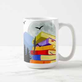 Taza de café sobre alfabetización