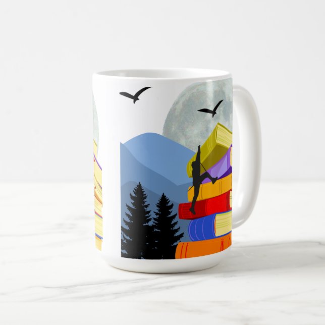 Taza de café sobre alfabetización (Anverso derecho)