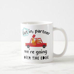Taza De Café Sobre el borde