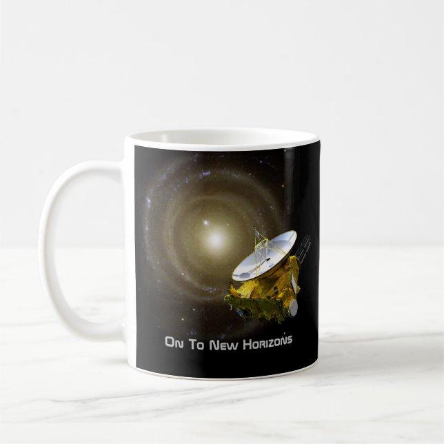 Taza De Café Sobre la nave espacial interestelar de nuevos hori (Izquierda)