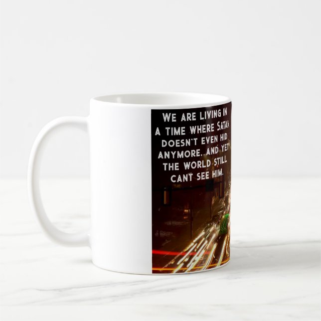 taza de café sobre Satán y los testigos de Jehová (Izquierda)