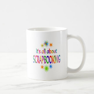 Taza De Café Sobre Scrapbooking