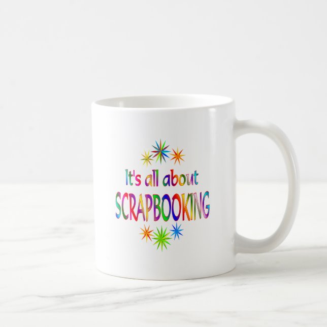 Taza De Café Sobre Scrapbooking (Derecha)