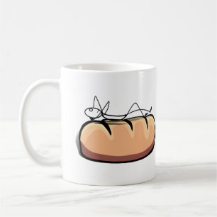 Taza De Café Sobre un rollo