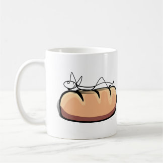 Taza De Café Sobre un rollo