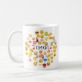 Taza De Café sobrecarga de la emoji
