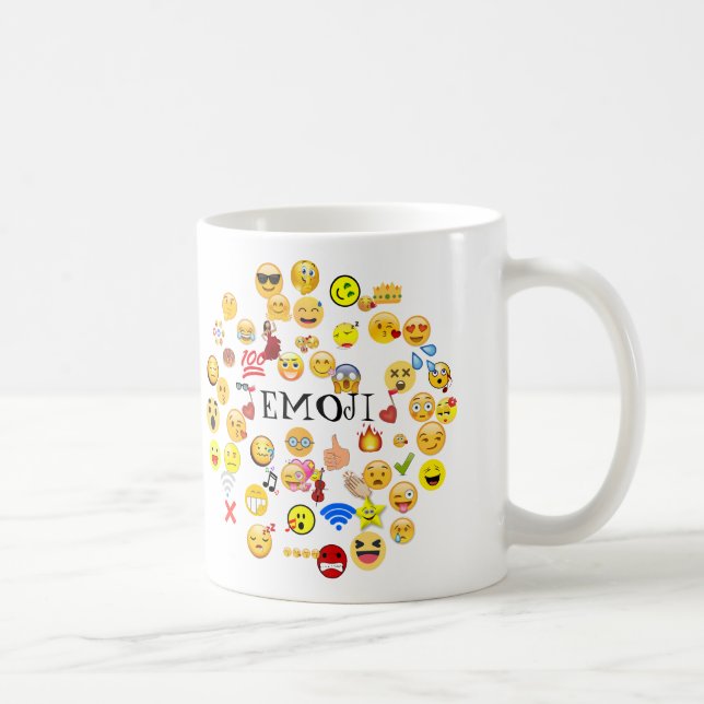 Taza De Café sobrecarga de la emoji (Derecha)