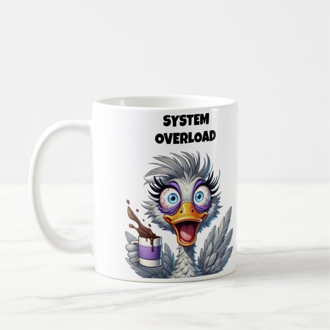 Taza De Café Sobrecarga del sistema Mamá (Izquierda)