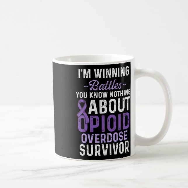 Taza De Café Sobredosificación Opioide Sensibilización Sobreviv (Derecha)