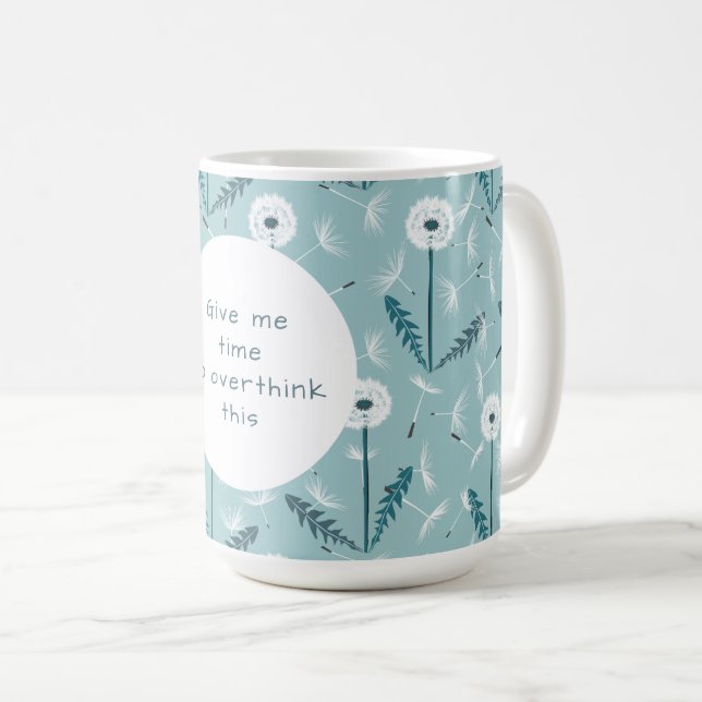 Taza De Café Sobrepensar Mug (Anverso derecho)