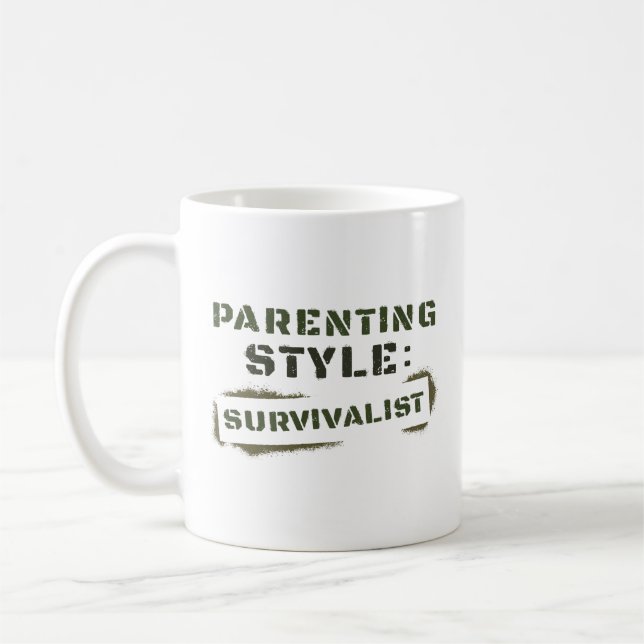 Taza De Café Sobrevivalente al estilo de crianza (Izquierda)