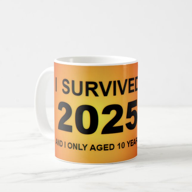 Taza De Café Sobreviví 2025  (Anverso izquierdo)