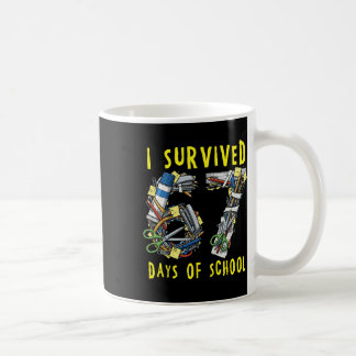 Taza De Café Sobreviví 67 + 33 Días De Escuela Matemáticas Del 
