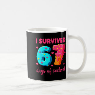 Taza De Café Sobreviví 67 Días De Escuela Divertido 67 Meme Mae