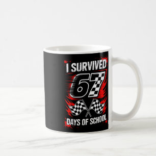 Taza De Café Sobreviví 67 Días De Escuela Seis Siete Meme Carre