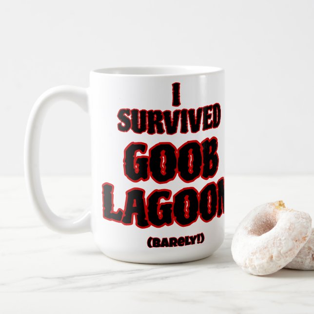 Taza De Café Sobreviví a Goob Lagoon (Con donut)