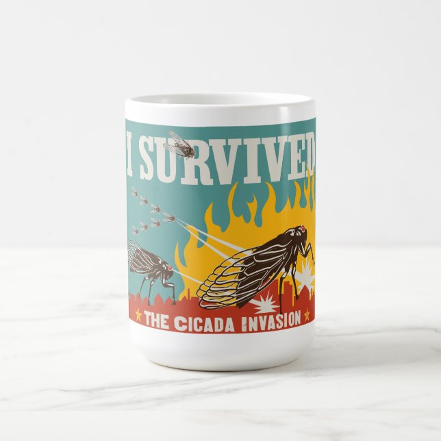 Taza De Café Sobreviví a la invasión de Cicada (Centro)