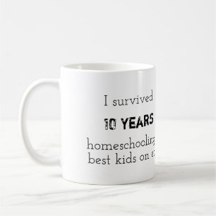 Taza De Café "Sobreviví a los 10 años"