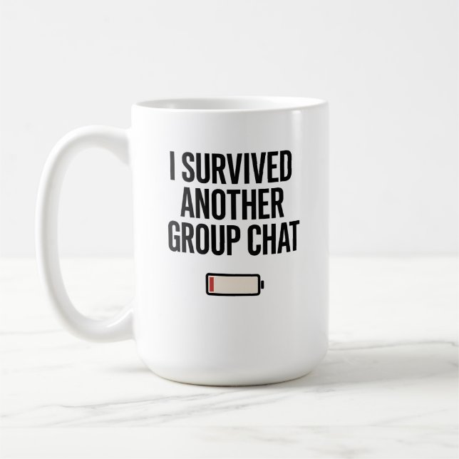 Taza De Café Sobreviví a otro chat grupal (Izquierda)