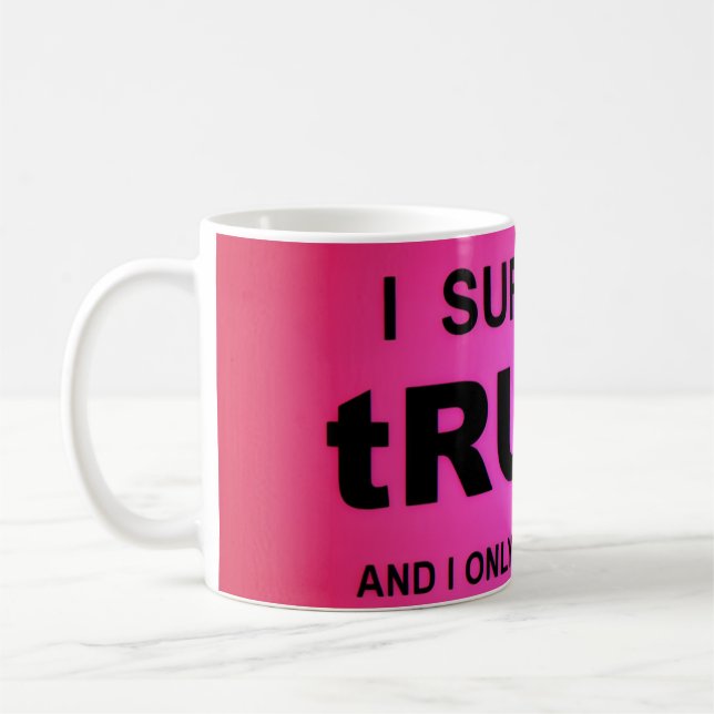 Taza De Café Sobreviví a tRUMP (Izquierda)