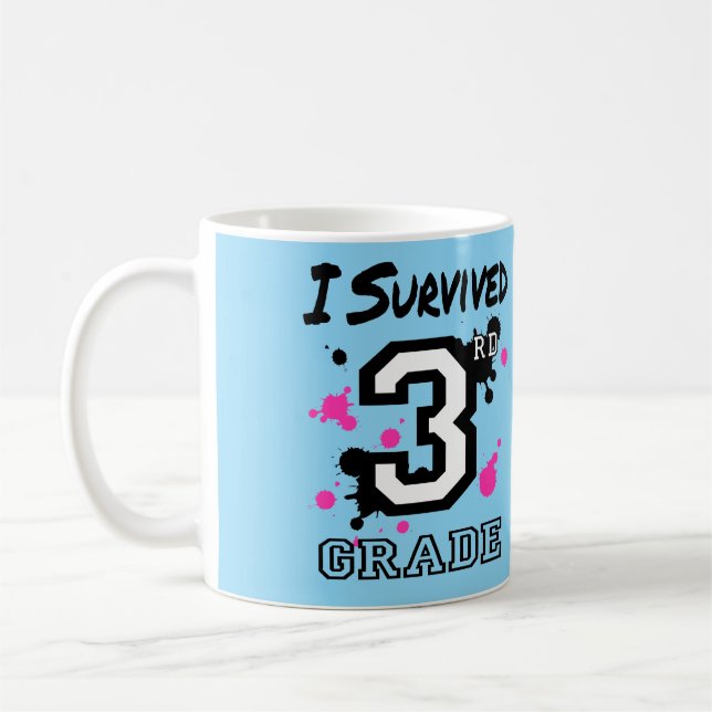 Taza De Café Sobreviví al tercer grado (Izquierda)