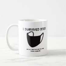 ¡SOBREVIVÍ EL 2020!Café Mug