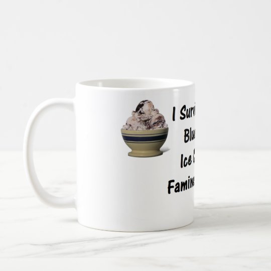 Taza De Café Sobreviví el hambre azul del helado de Bell de